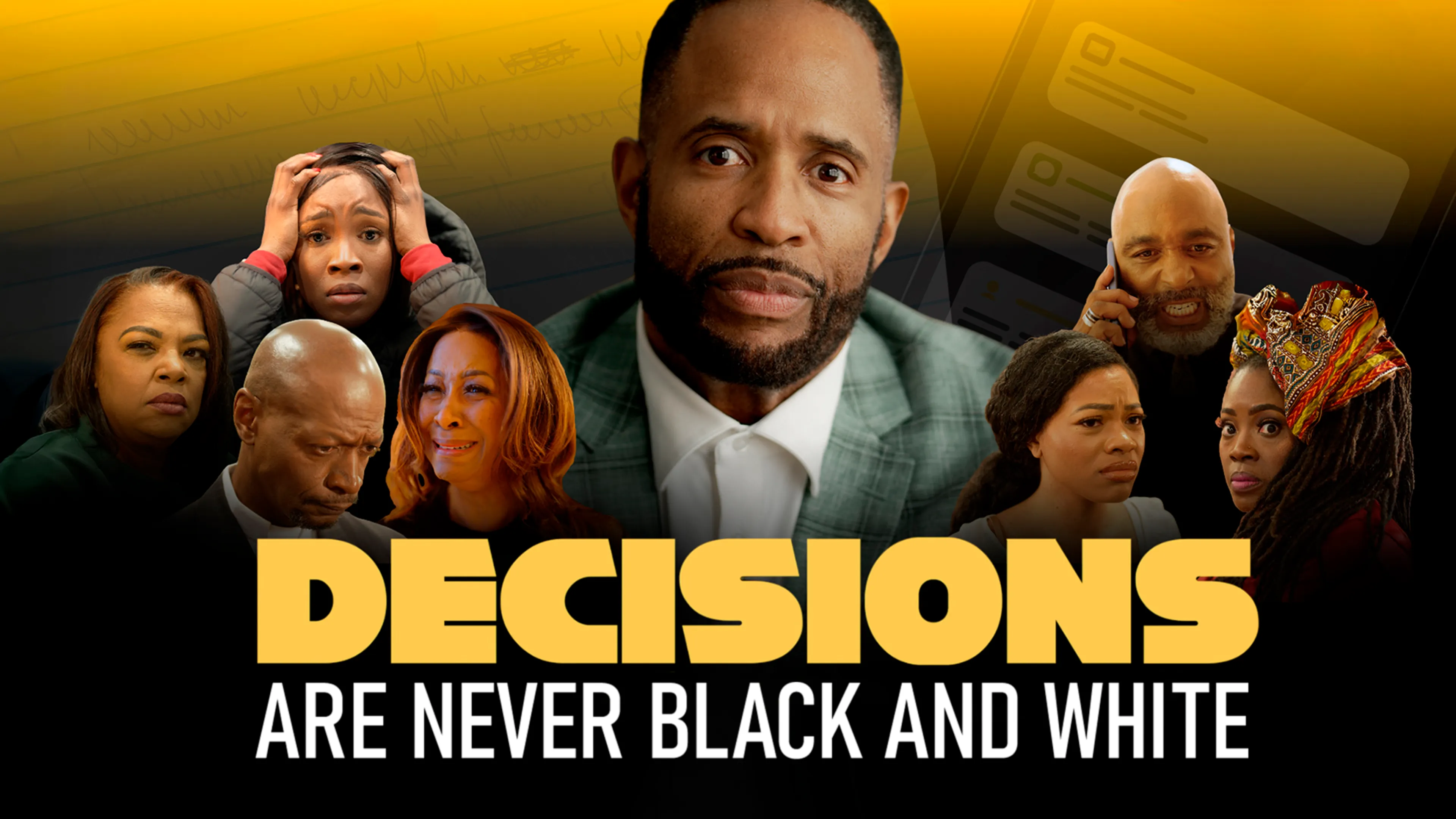 Decisions Are Never Black And White poster